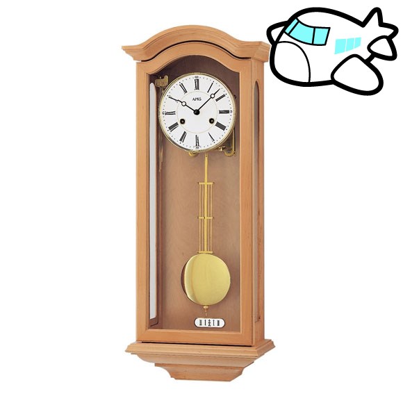 楽天市場】AMS 掛け時計 機械式 機械式振り子時計 アナログ