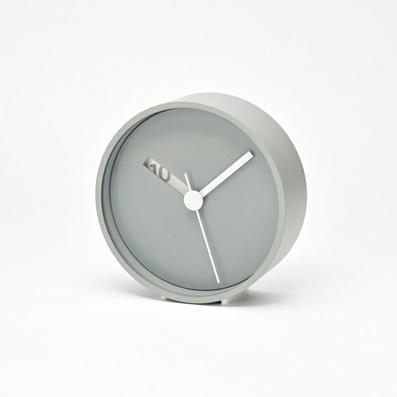 Lemnos レムノス 掛け時計 置き時計 掛置兼用 Extra Normal Clock エクストラノーマル クロック グレー　(TL-RM24-07GY)