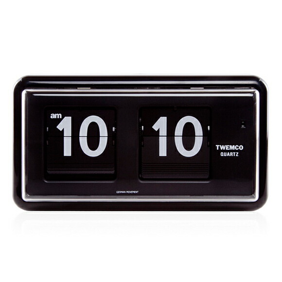 楽天市場】【RCP】TWEMCO トゥエンコ 置き掛け兼用パタパタ時計 BQ?50