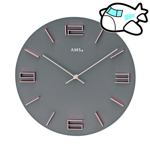 AMS ＦＲＧ製 飾りつけ時辰儀 大型 40珊 掛時計 AMS9590 今めかしい アナログ 大層らしい 見分かりやすい 今めかしい 分かりやすい リビング 差し上げ物 祝する品 貨物輸送無料