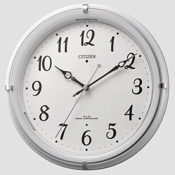 シチズン CITIZEN 掛け時計 明るさＵＰ 文字板全体がしっかり見える 白色を基調としたシンプルなデザイン 4MYA37-003