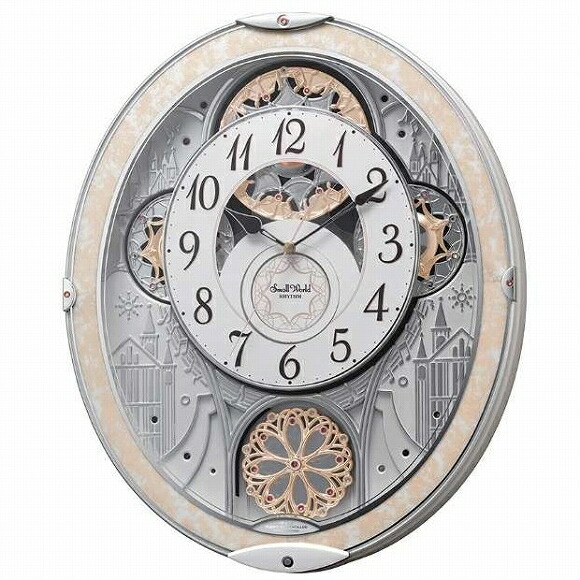 楽天市場】リズム時計 RHYTHM 掛け時計 からくり時計 オーロラサウンド