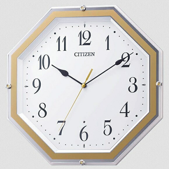 シチズン CITIZEN 掛け時計 電波時計 スイープ 音がしない 静音タイプ アナログ 8MY544-003|インテリア雑貨a-mon(エエモン)