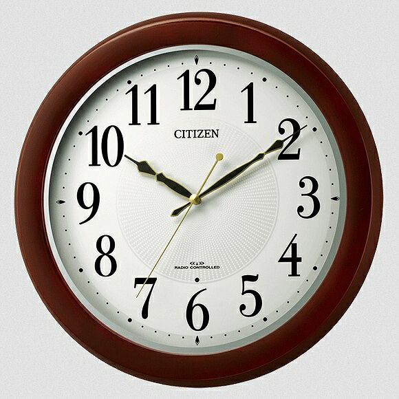 Y♢566 CITIZEN 電波掛時計 M438 (4MN438-0) 美品！ CITIZEN 電波