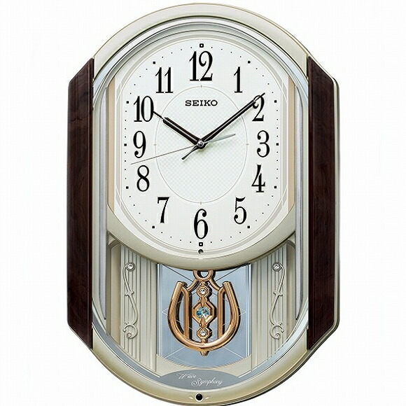 楽天市場】セイコー(SEIKO) 掛け時計 電波時計 AM260A ウェーブ