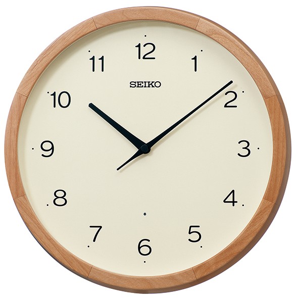 セイコー(SEIKO) 掛け時計 アナログ 電波時計 木枠 スタンダード KX272B