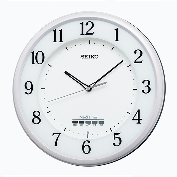 セイコー(SEIKO) 掛け時計電波時計 カレンダー スイープ秒針 おやすみ秒針 ネクスタイム ZS255W