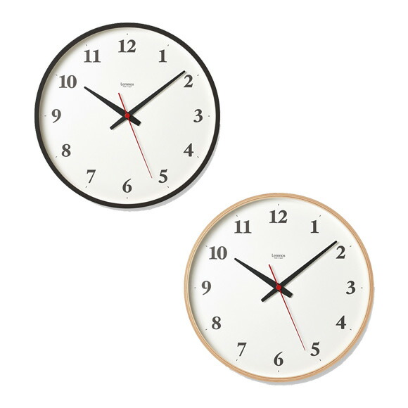 Lemnos レムノス 掛け時計 30cm 電波時計 木製 スイープ 音がしない 静音タイプ 掛時計　(TL-LC21-06W) 10,032円