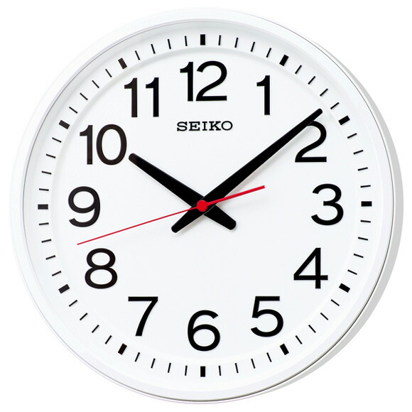 セイコー(SEIKO) 掛け時計 衛星電波時計 スペースリンク スイープ 音がしない 静音タイプ GP219W