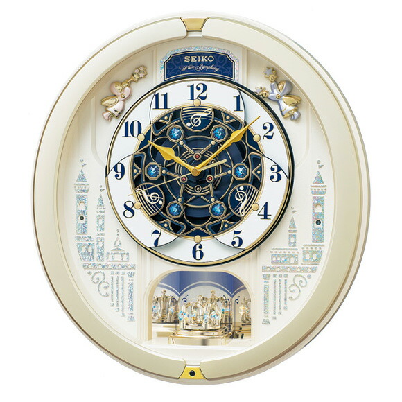 楽天市場】リズム時計 RHYTHM 掛け時計 からくり時計 オーロラサウンド