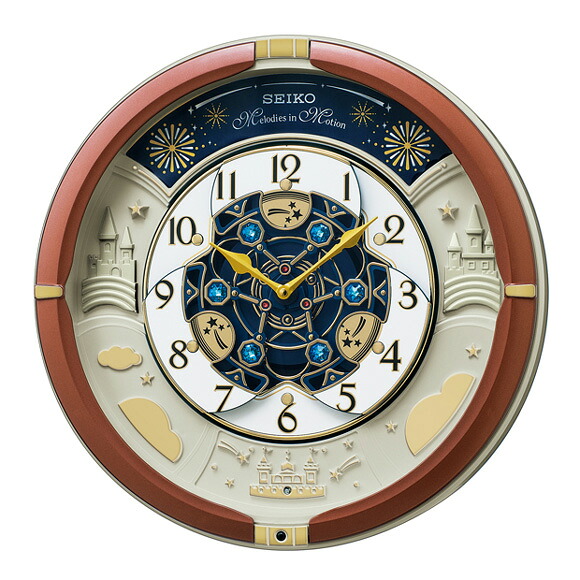 セイコー(SEIKO) からくり時計 クオーツ メロディ 音量調節 自動鳴止め 報時モニター RE601B｜インテリア雑貨a-mon（エエモン）