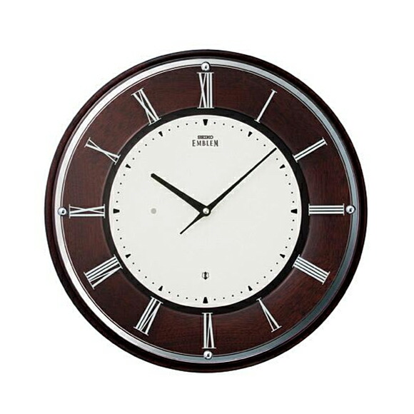 楽天市場】【送料無料】 SEIKO(セイコー) EMBLEM 掛け時計 電波