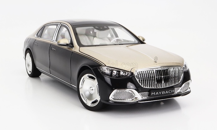 ミニカー 18 メルセデス S680 183917 BLACK MERCEDES ノレブ GOLD 4