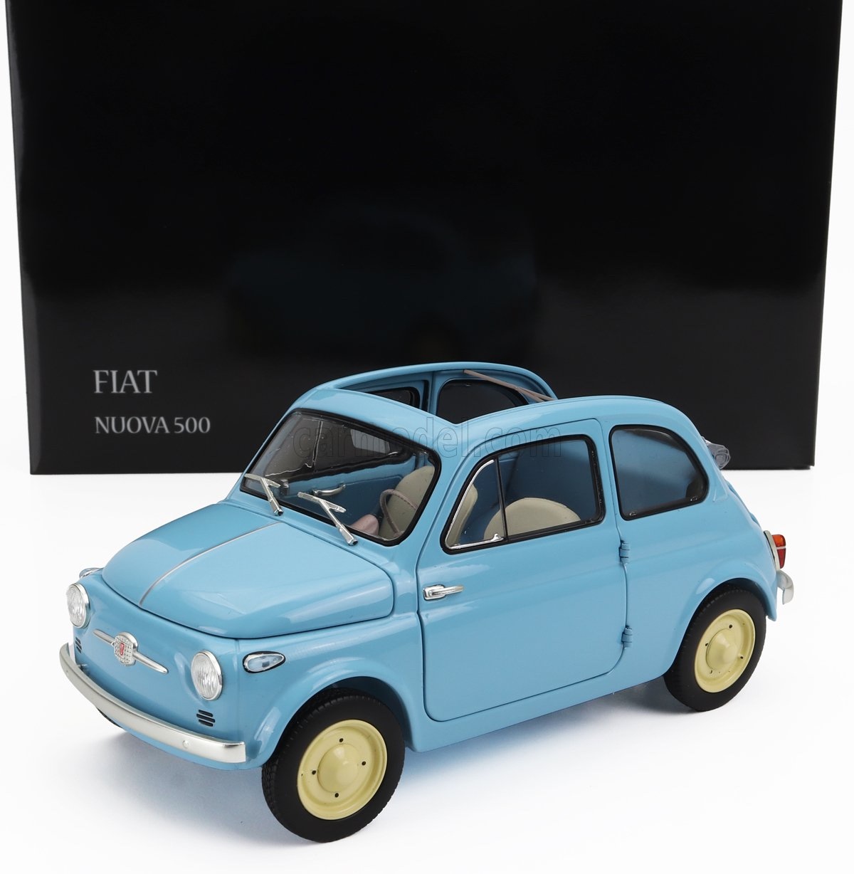 フィアット　洋書 京商オリジナルミニカー 1/18 フィアット ヌォーヴァ 500