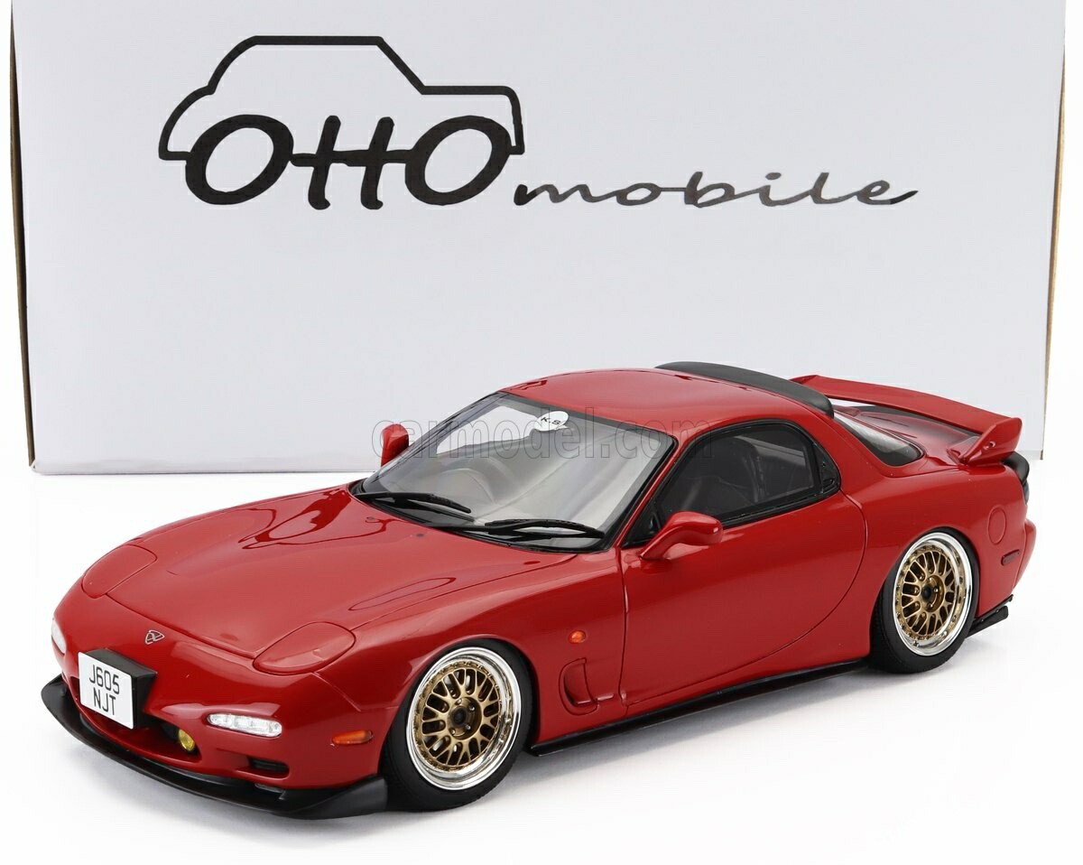 Mazda RX-7 エンジンモデル付き MARK43 1/43 マツダ RX-7 FC3S GT-X ブレイズレッド 完成品