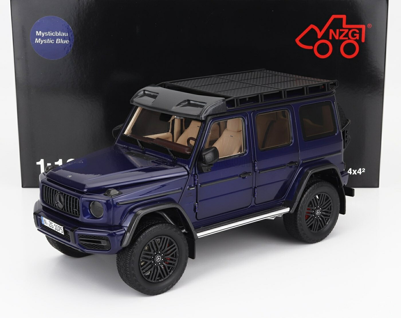 Mercedes-AMG G63 4×4 1/18 新品　未使用 MERCEDES BENZ Gクラス G63 4x4 AMG 2023 ヴィンテージブルー