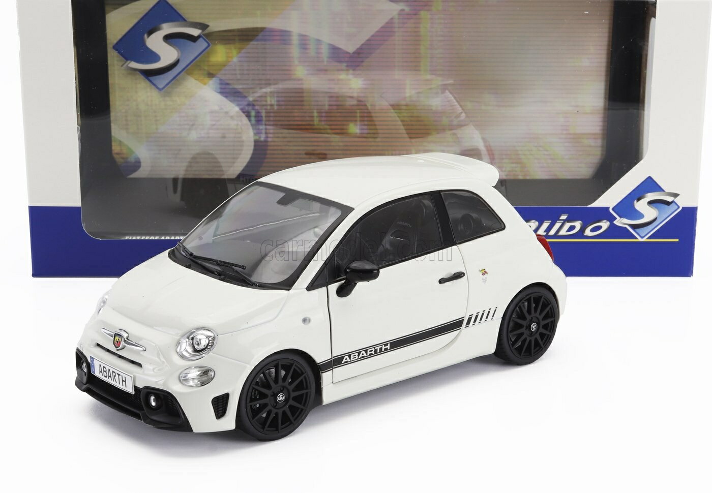 楽天市場】ミニカー 1/18 アバルト 595 グレー 2022 フィアット