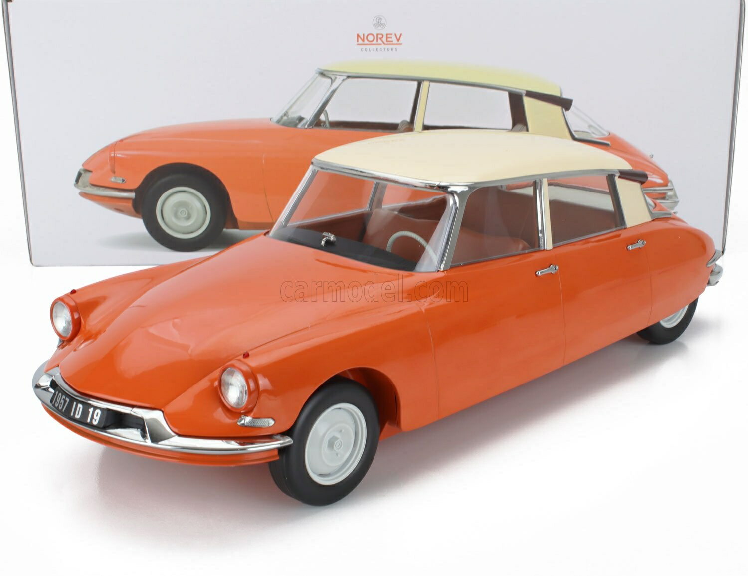 ミニカー ノレブ シトロエンDS19 バルーン 1959  1/12 Citroën DS 19 on balls 1959 Beige 1:12 – Norev