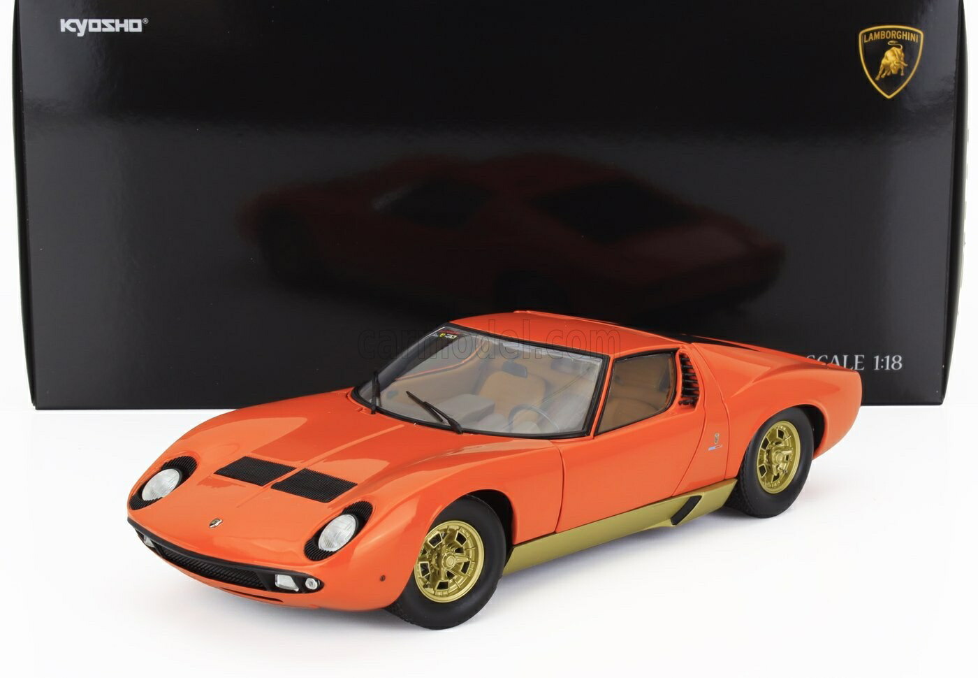 楽天市場】ミニカー 1/18 京商 ランボルギーニ ミウラ P400 SV