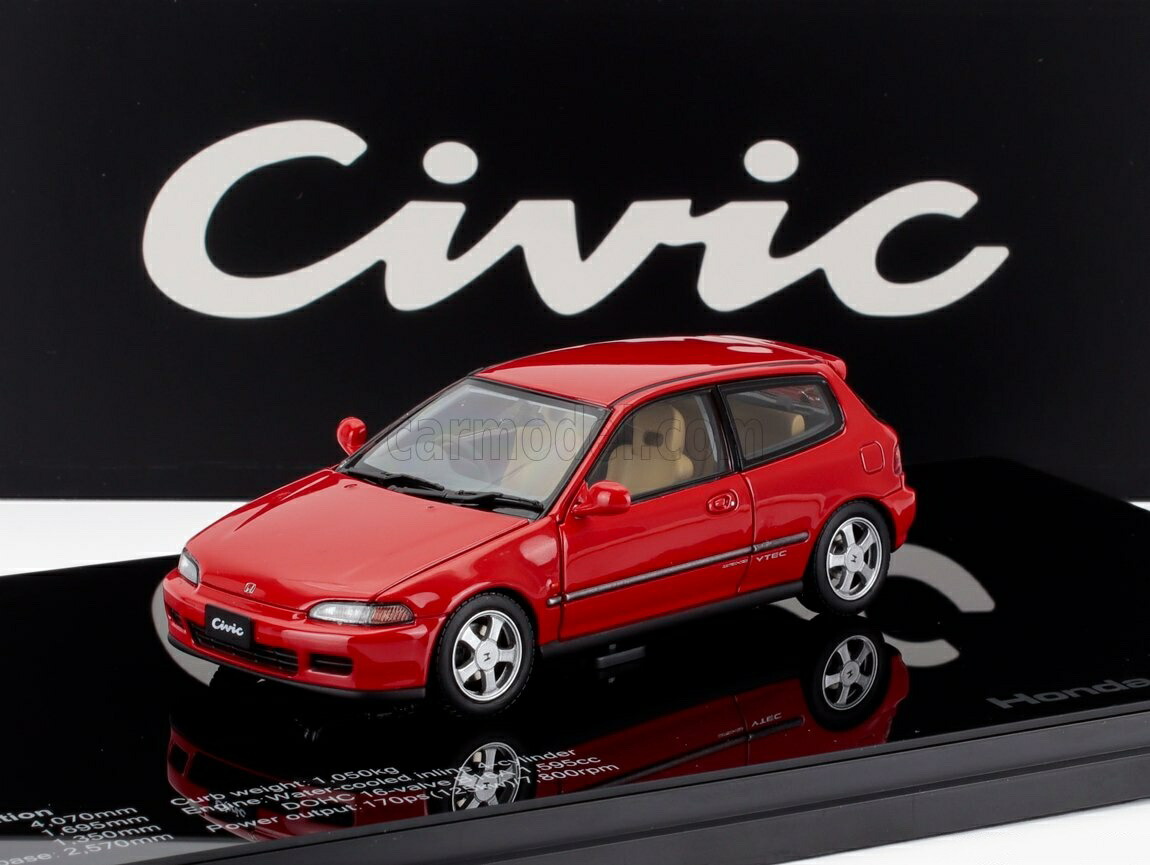 MARK43 ホンダ シビック SIR Ⅱ (EG6) Mark43 1/43 Honda Civic SIR II (EG6) Milano Red PM4365BR