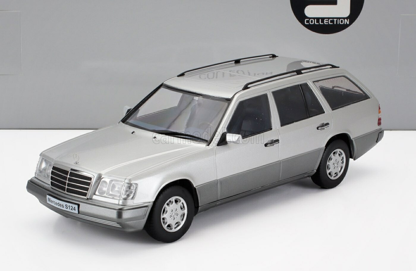 ミニカー 1/18 メルセデス ベンツ E社会階級 手押し車 TRIPLE9 1/18 MERCEDES BENZ E-CLASS (S124) T-MODEL SW STATION WAGON 1995 SILVER GREY T9-1800361