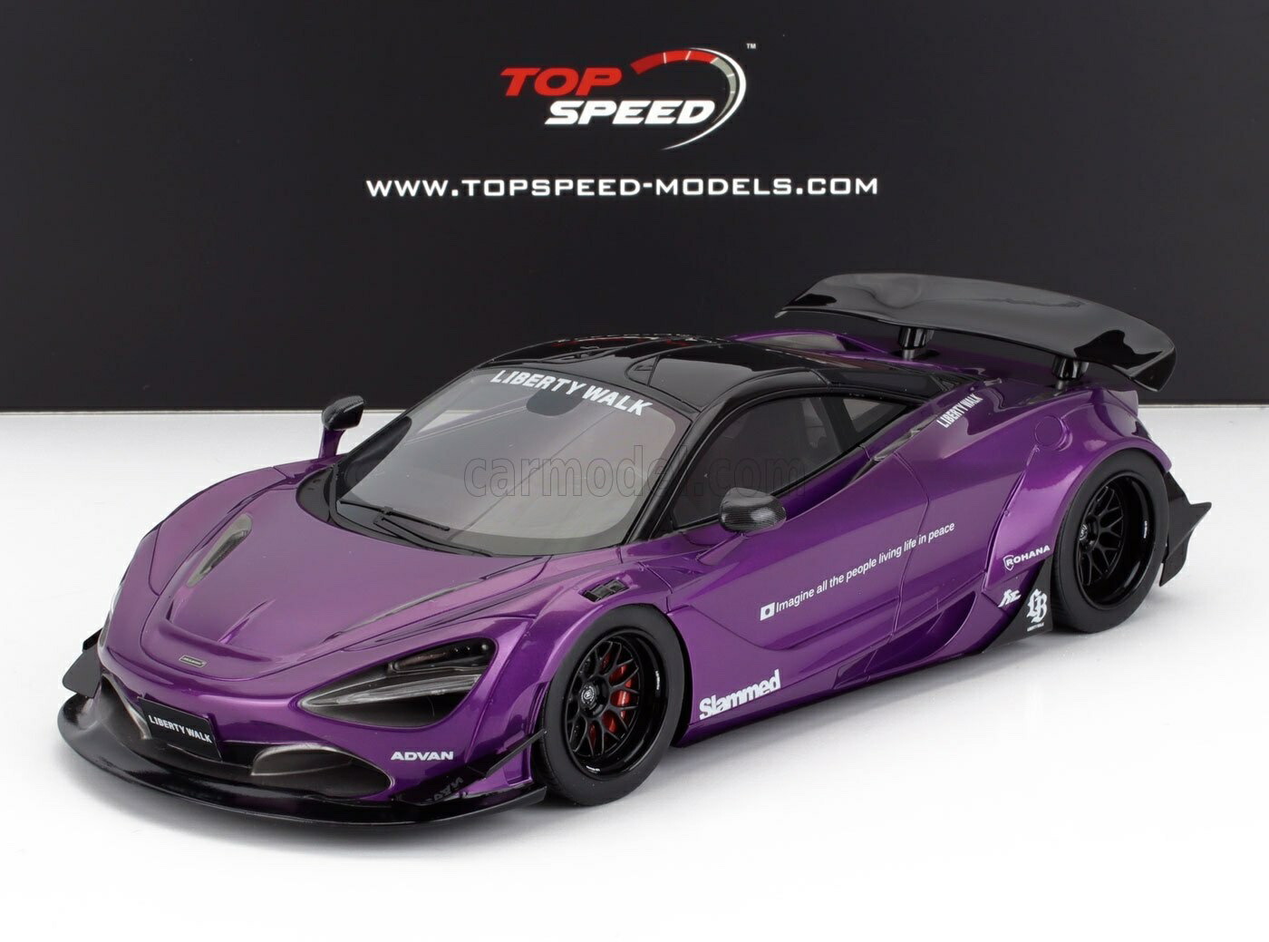楽天市場】ミニカー 1/18 マクラーレン 765LT グレー色 特別限定