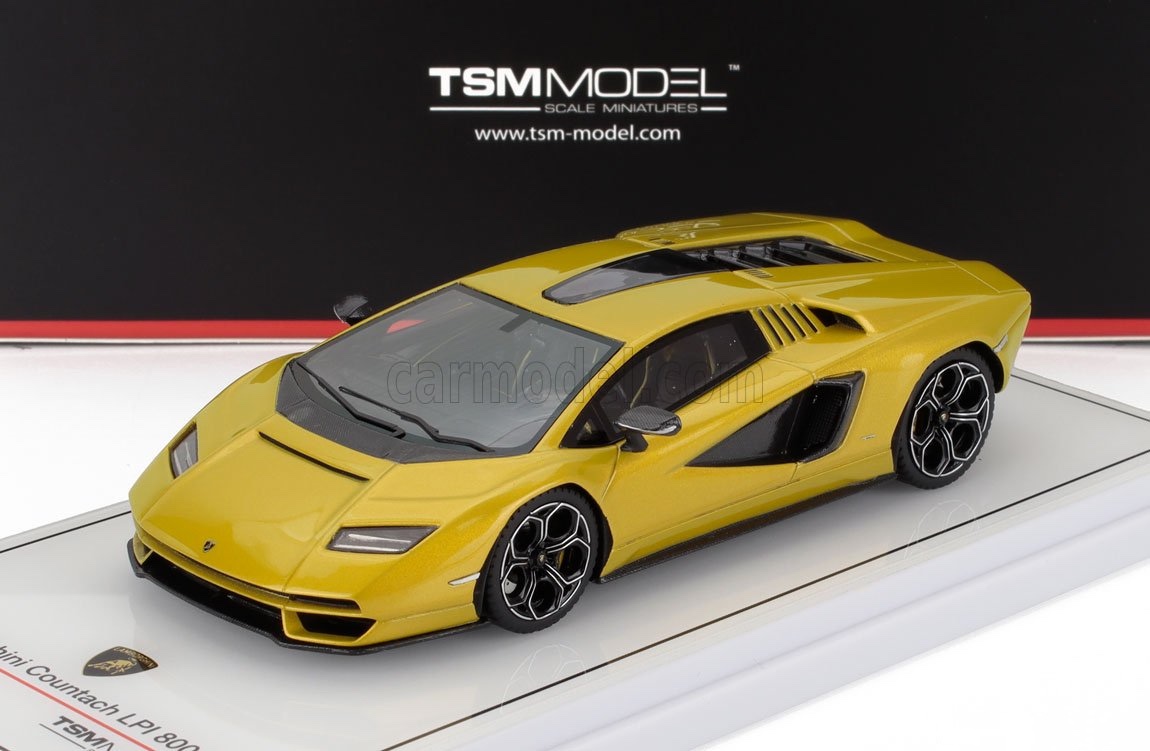 ミニカー 1/43 ランボルギーニ カウンタック TRUESCALE 1/43 LAMBORGHINI COUNTACH LPi 800-4 2023 YELLOW TSM430783