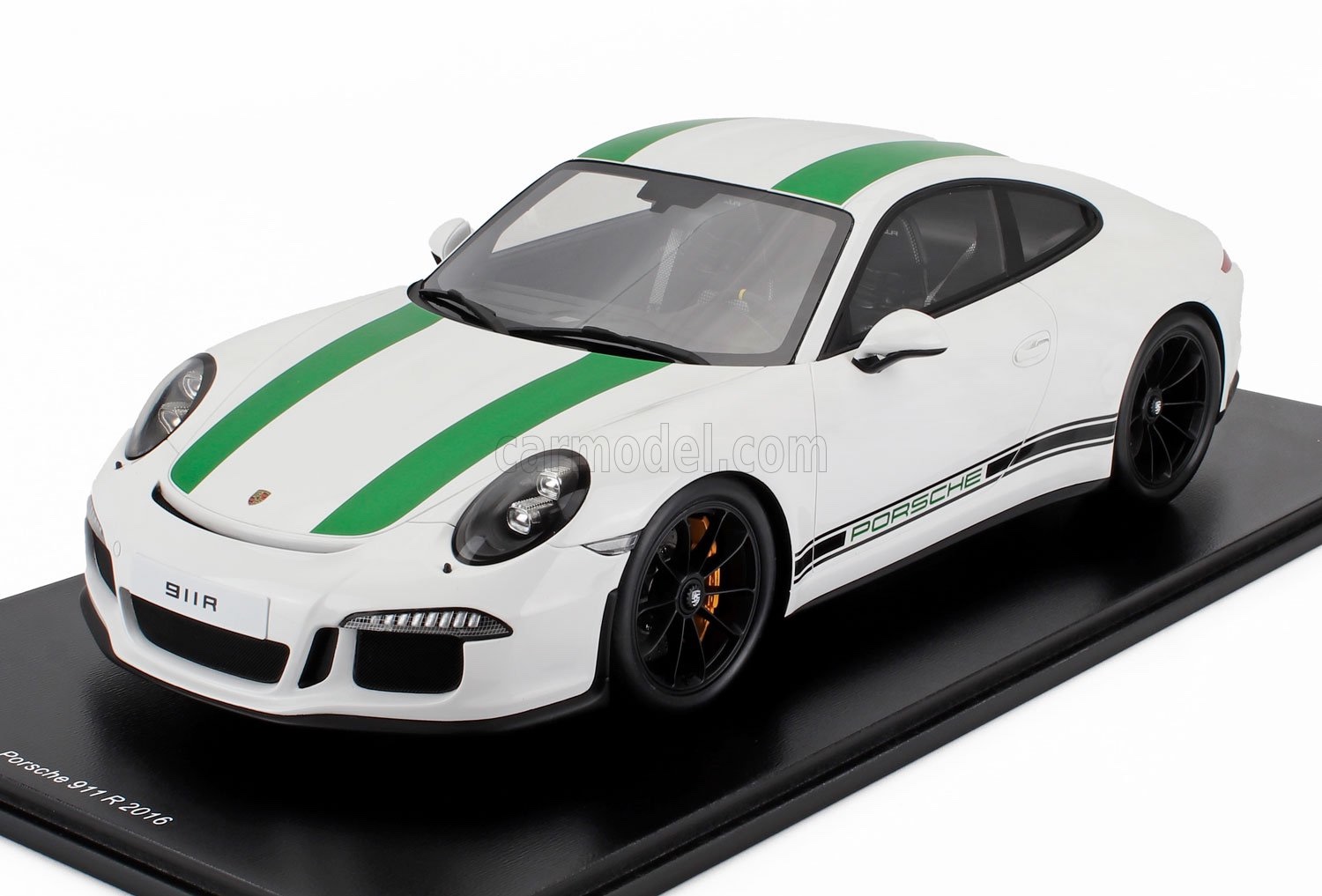 ミニカー 1/12 ポルシェ 911 991 SCHUCO 1/12 PORSCHE 911 991 R COUPE 2016 WHITE GREEN 450046900