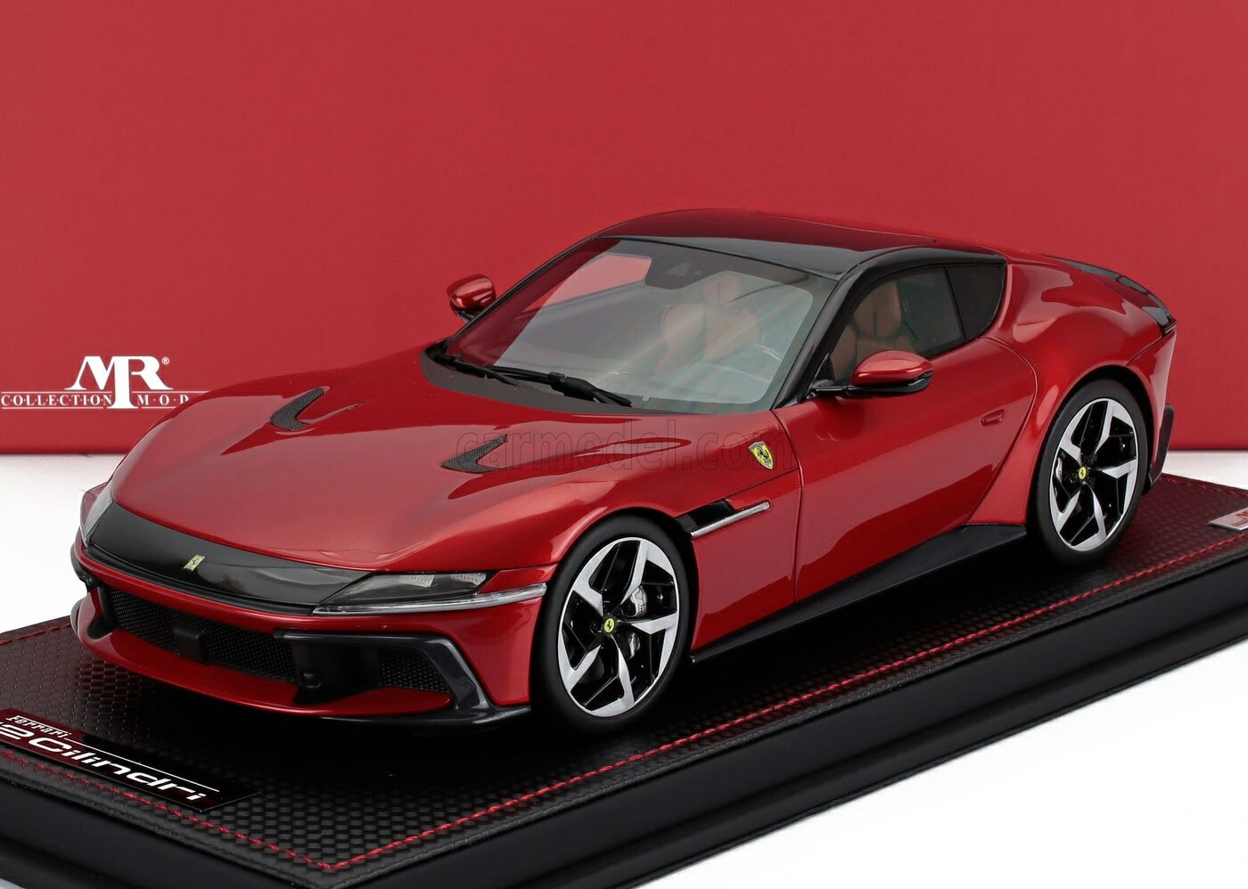 ミニカー 1/18 フェラーリ 12チリンドリ MR-MODELS 1/18 FERRARI 12CILINDRI COUPE V12 830cv 2024 ROSSO MAGMA - RED MET FE043SE3