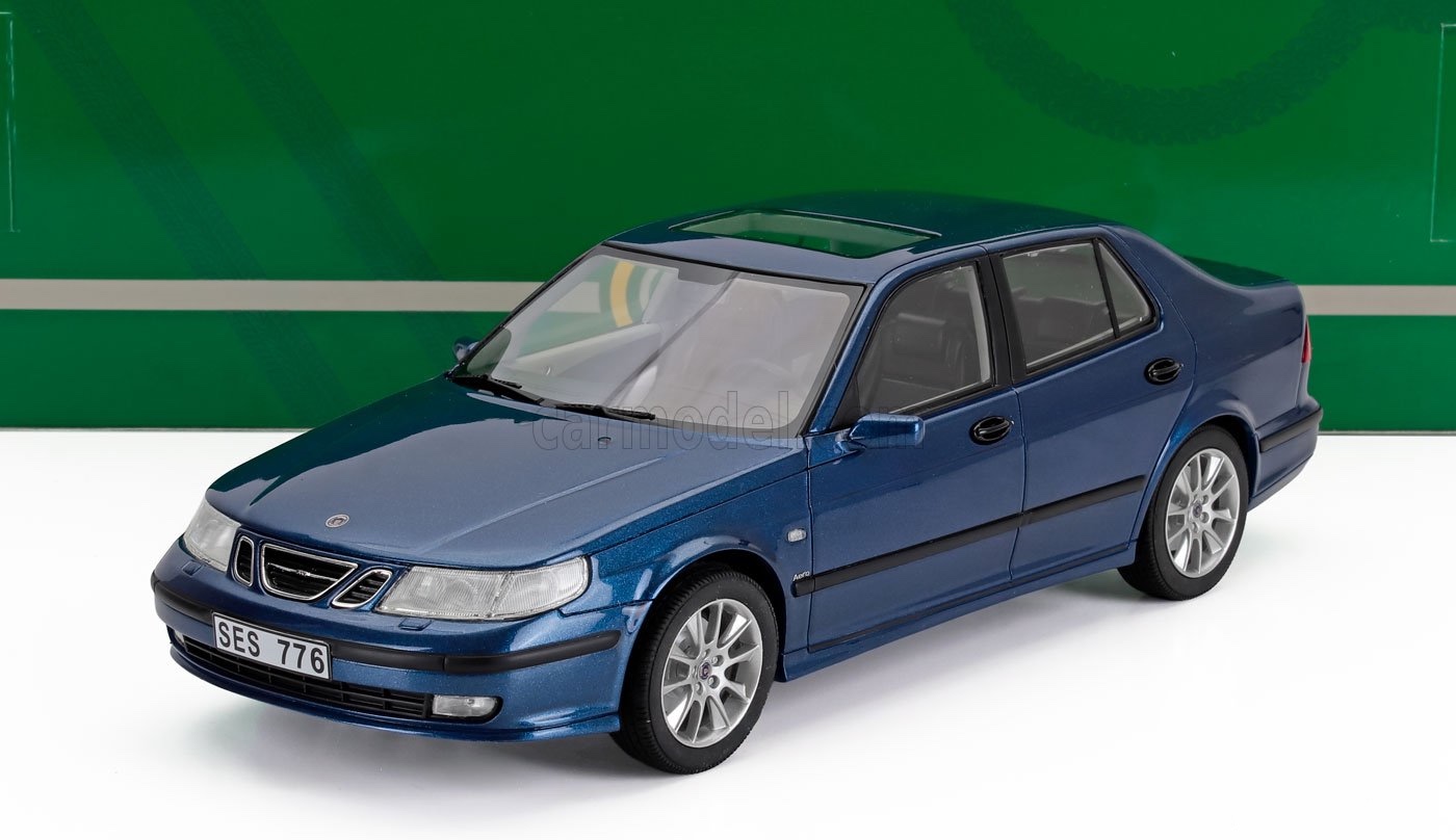 ミニカー 1/18 サーブ 9-5 CULT-SCALE MODELS 1/18 SAAB 9-5 TURBO AERO 1998 BLUE MET CML198-3|ミニカーショップ ええもん堂