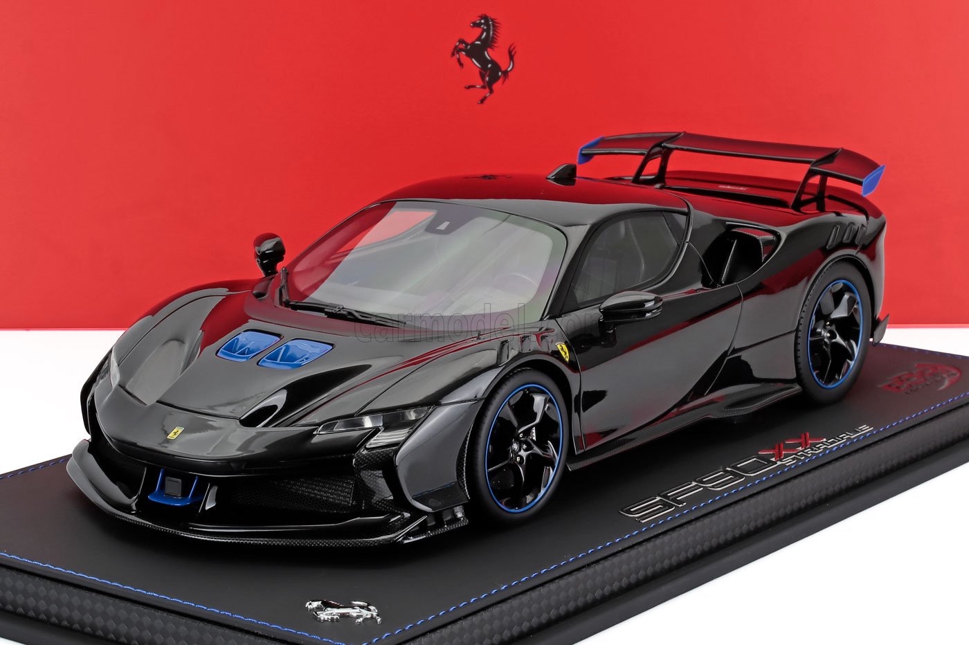 ミニカー 1/18 フェラーリ 空想科学小説90 XX BBR-MODELS 1/18 FERRARI 空想科学小説90 XX STRADALE 2024 NERO DAYTONA - BLACK BLUE P18237Q-VET