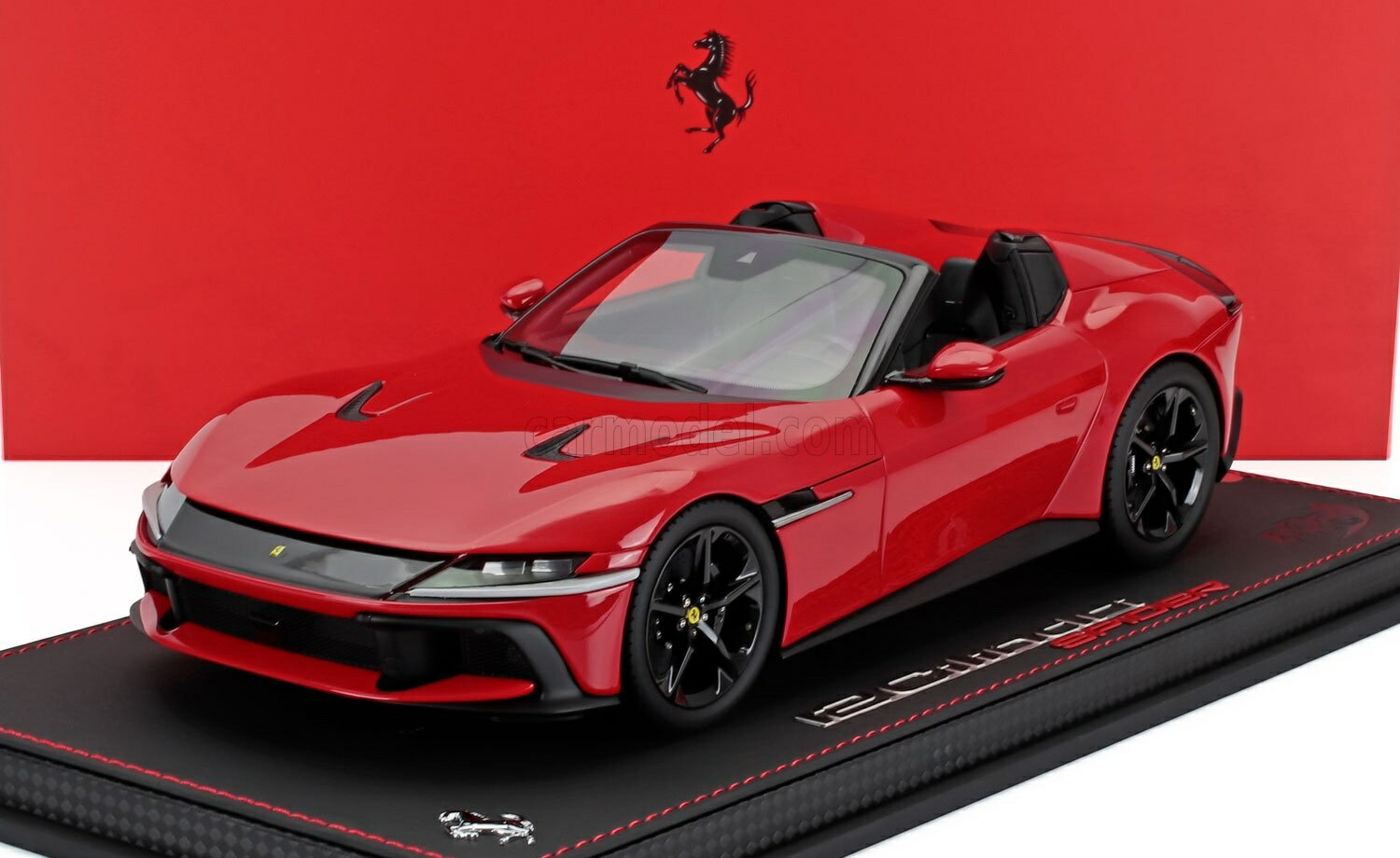 ミニカー 1/18 フェラーリ 12チリンドリ BBR-MODELS 1/18 FERRARI 12CILINDRI V12 830cv SPIDER OPEN 2024 ROSSO CORSA - RED P18251A-VET