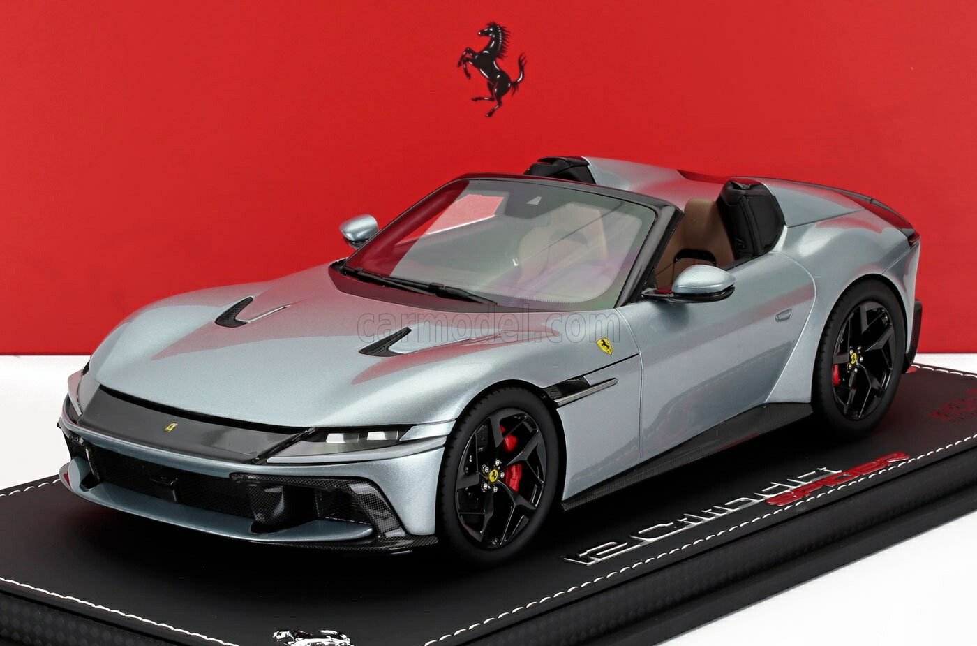 ミニカー 1/18 フェラーリ 12チリンドリ BBR-MODELS 1/18 FERRARI 12CILINDRI V12 830cv SPIDER OPEN 2024 GRIGIO TITANIO - GREY P18251D-VET