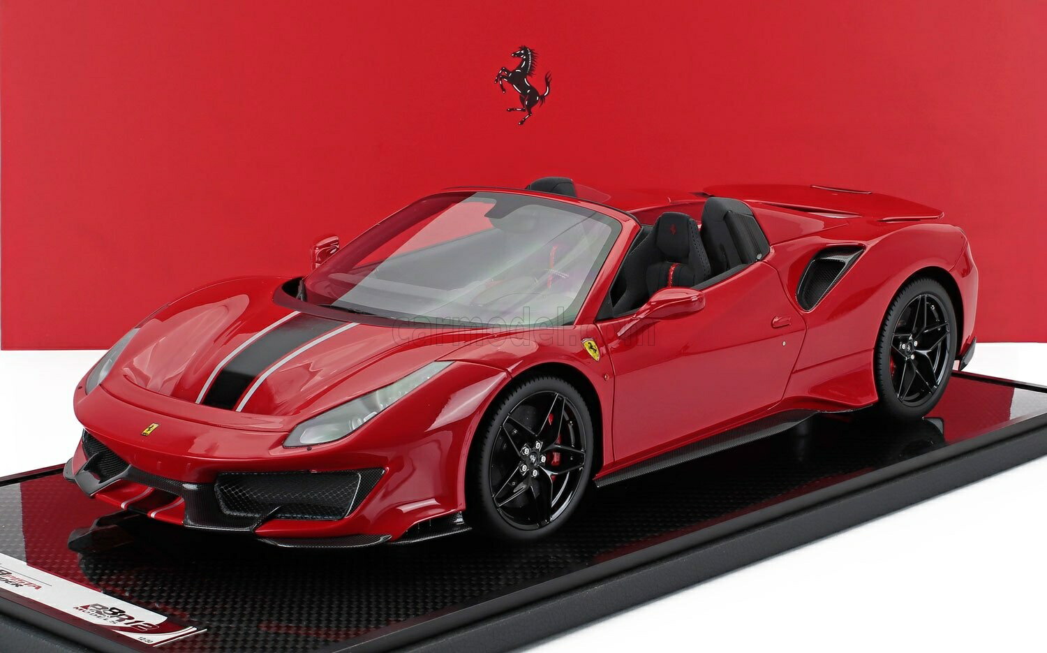 ミニカー 1/12 フェラーリ 488 BBR-MODELS 1/12 FERRARI 488 PISTA SPIDER 2018 ROSSO CORSA - RED BBR1225B