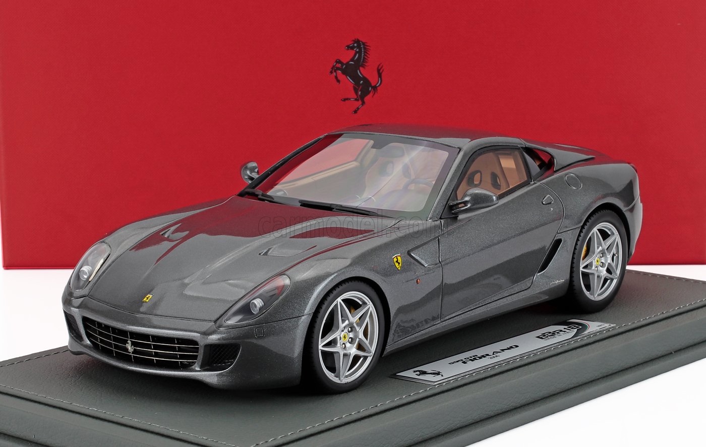 ミニカー 1/18 フェラーリ 599 GTB BBR-MODELS 1/18 FERRARI 599 GTB FIORANO 2006 GRIGIO SILVERSTONE - GREY MET BBR1872B1-VET