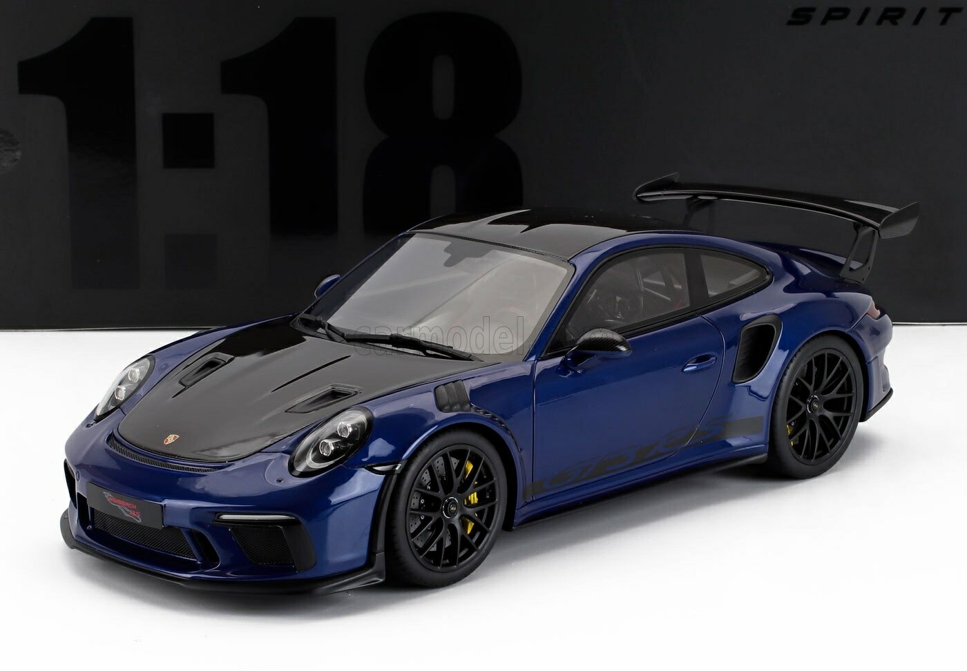 ミニカー 1/18 ポルシェ 911 GT3 GT-SPIRIT 1/18 PORSCHE 911 991-2 GT3 RS COUPE 2018 BLUE CARBON BLACK GT526