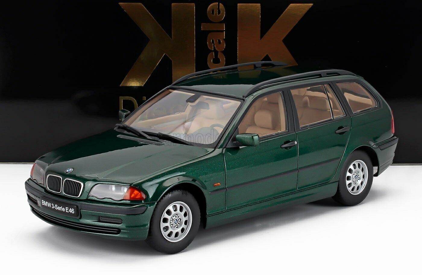 ミニカー 1/18 BMW 3続きもの 手押し車 KK-SCALE 1/18 BMW 3-SERIES (E46) TOURING SW STATION WAGON 1999 DARK GREEN KKDC181466