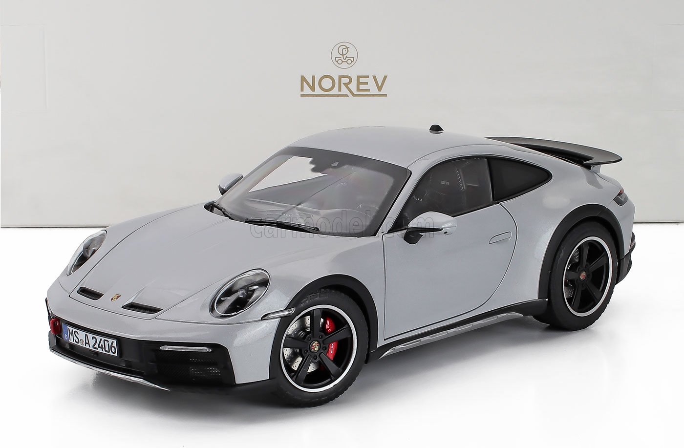 ミニカー 1/18 ポルシェ 911 ノレブ NOREV 1/18 PORSCHE 911 992 DAKAR COUPE 2023 GREY 187242｜ミニカーショップ ええもん堂