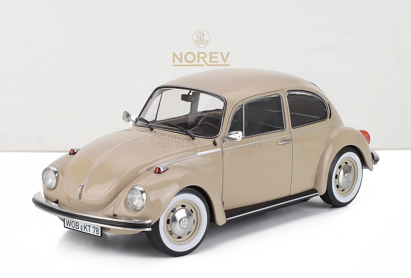 ミニカー 1/18 フォルクスワーゲン ビートル ノレブ NOREV 1/18 VOLKSWAGEN BEETLE 1303 MAGGIOLINO 1973 SAHARA BEIGE 188537