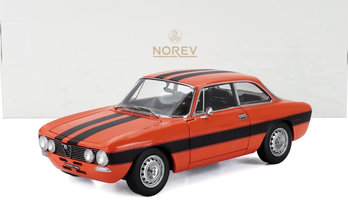 ミニカー 1/18 アルファロメオ 2000 GTV ノレブ NOREV 1/18 ALFA ROMEO 2000 GTV 1973 ORANGE BLACK 187918