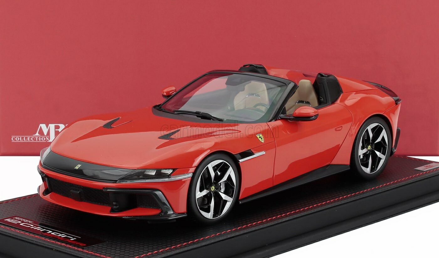 ミニカー 1/18 フェラーリ 12CILINDRI MR-MODELS 1/18 FERRARI 12CILINDRI COUPE V12 830cv 2024 ROSSO DINO - RED FE044SE
