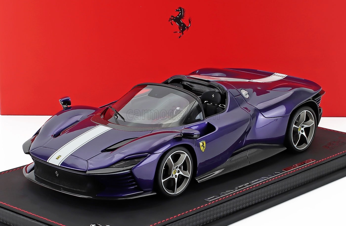 ミニカー 1/18 フェラーリ デイトナ BBR-MODELS 1/18 FERRARI DAYTONA SP3 OPEN ROOF ICONA 2022 VIOLA DINO - PURPLE P18214TMN-VET