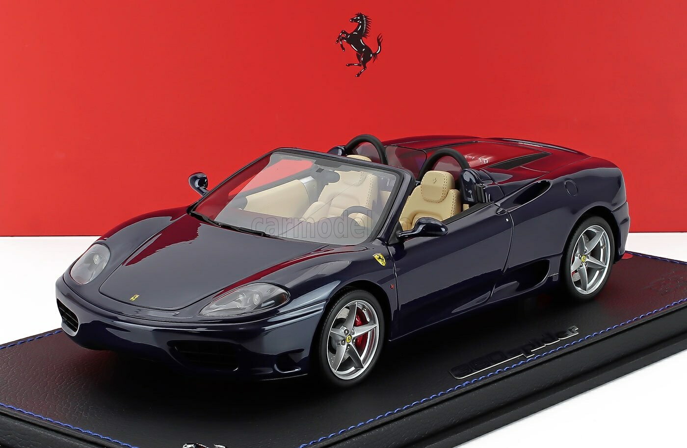 ミニカー 1/18 フェラーリ 360 モデナ BBR-MODELS 1/18 FERRARI 360 MODENA SPIDER 1999 MANUAL GEAR BOX CAMBIO MANUALE BLUE LE MANS P18229D-VET