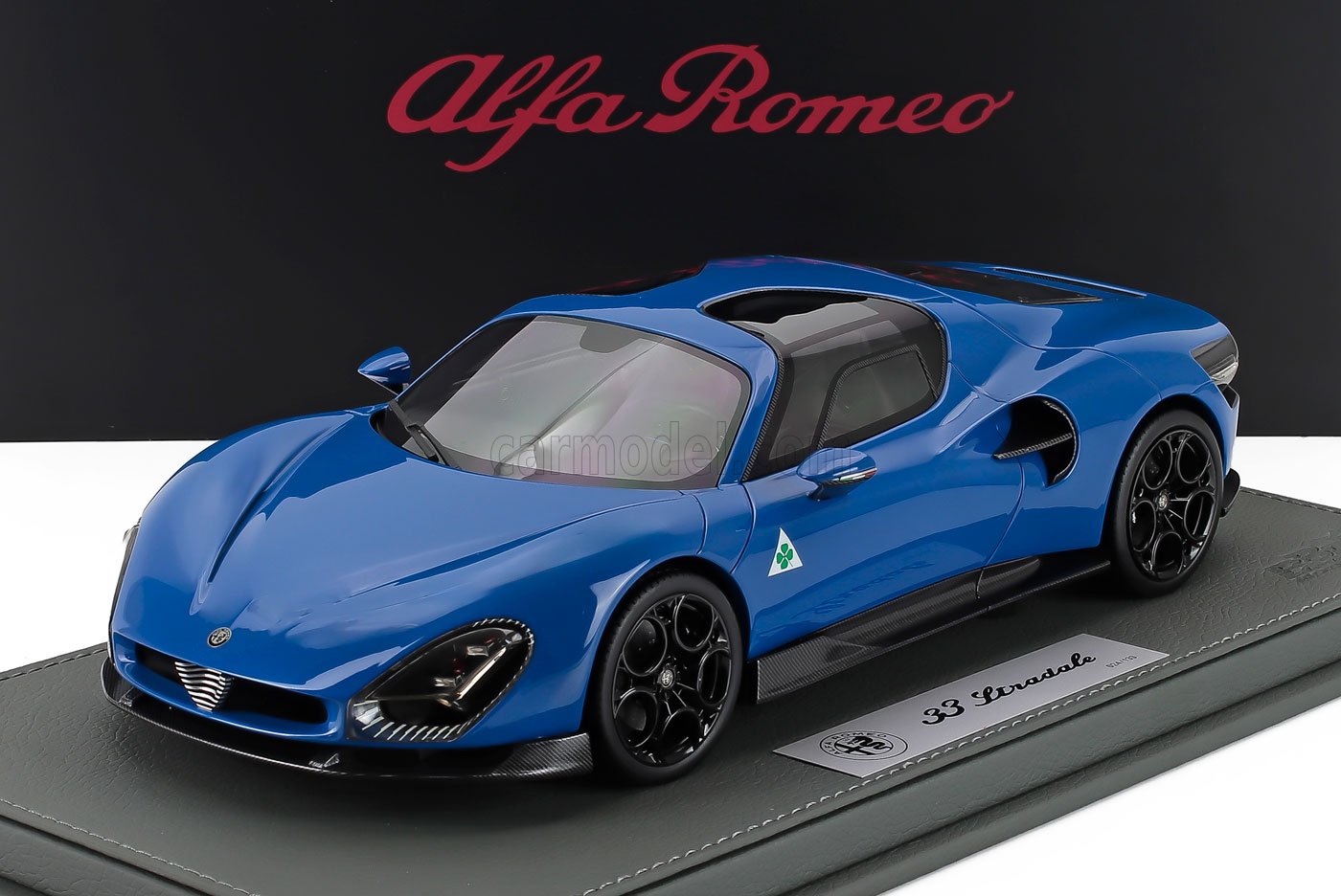 ミニカー 1/18 アルファロメオ 33 ストラダーレ BBR-MODELS 1/18 ALFA ROMEO 33 STRADALE 2025 BLU REALE - BLUE P18264F-VET