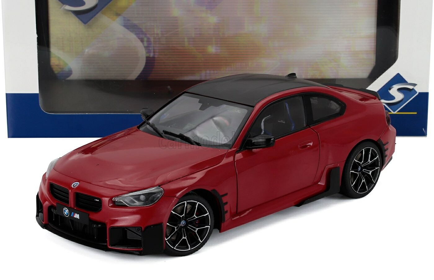 ミニカー 1/18 BMW 2シリーズ M2 ソリド SOLIDO 1/18 BMW 2-SERIES M2 M-PERFORMANCE PARTS (G87) 2024 RED BLACK 1812902｜ミニカーショップ ええもん堂