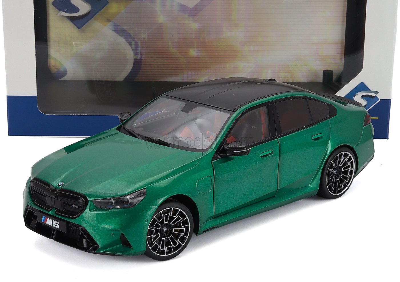 ミニカー 1/18 BMW 5シリーズ M5 ソリド SOLIDO 1/18 BMW 5-SERIES M5 (G90) 2025 GREEN MET 1814701|ミニカーショップ ええもん堂