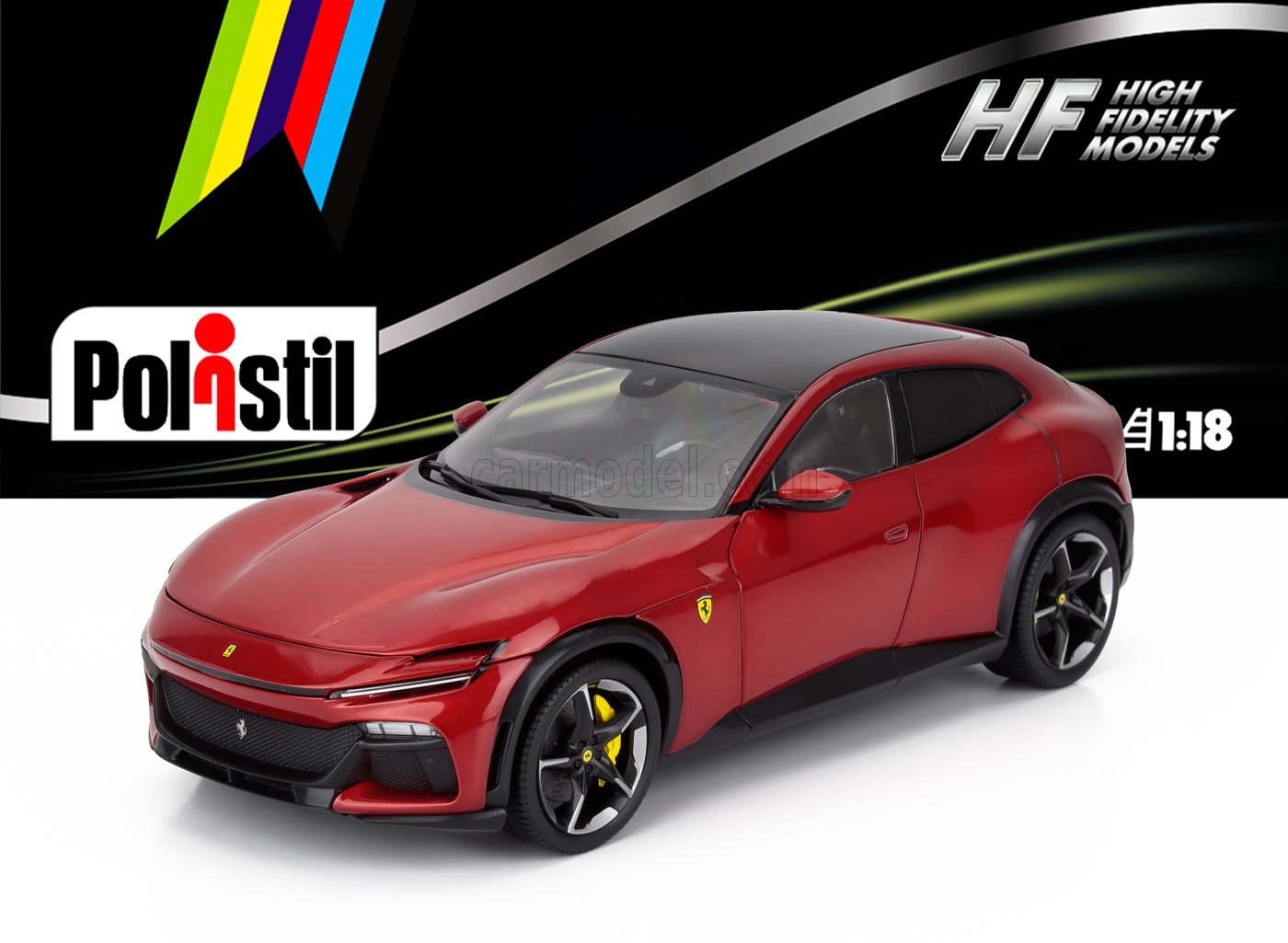 ミニカー 1/18 フェラーリ プロサングエ POLISTIL 1/18 FERRARI PUROSANGUE 2022 ROSSO MAGMA - RED MET 18FE02021-WB