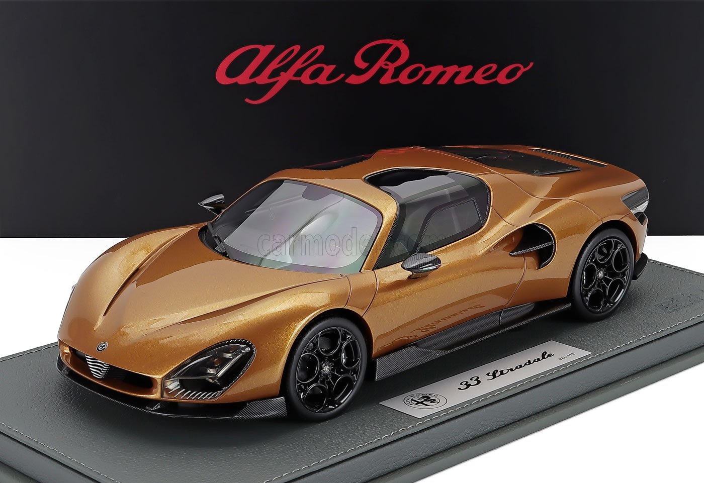 ミニカー 1/18 アルファロメオ 33 ストラダーレ BBR-MODELS 1/18 ALFA ROMEO 33 STRADALE 2025 OCRA - OCHRE P18264E-VET