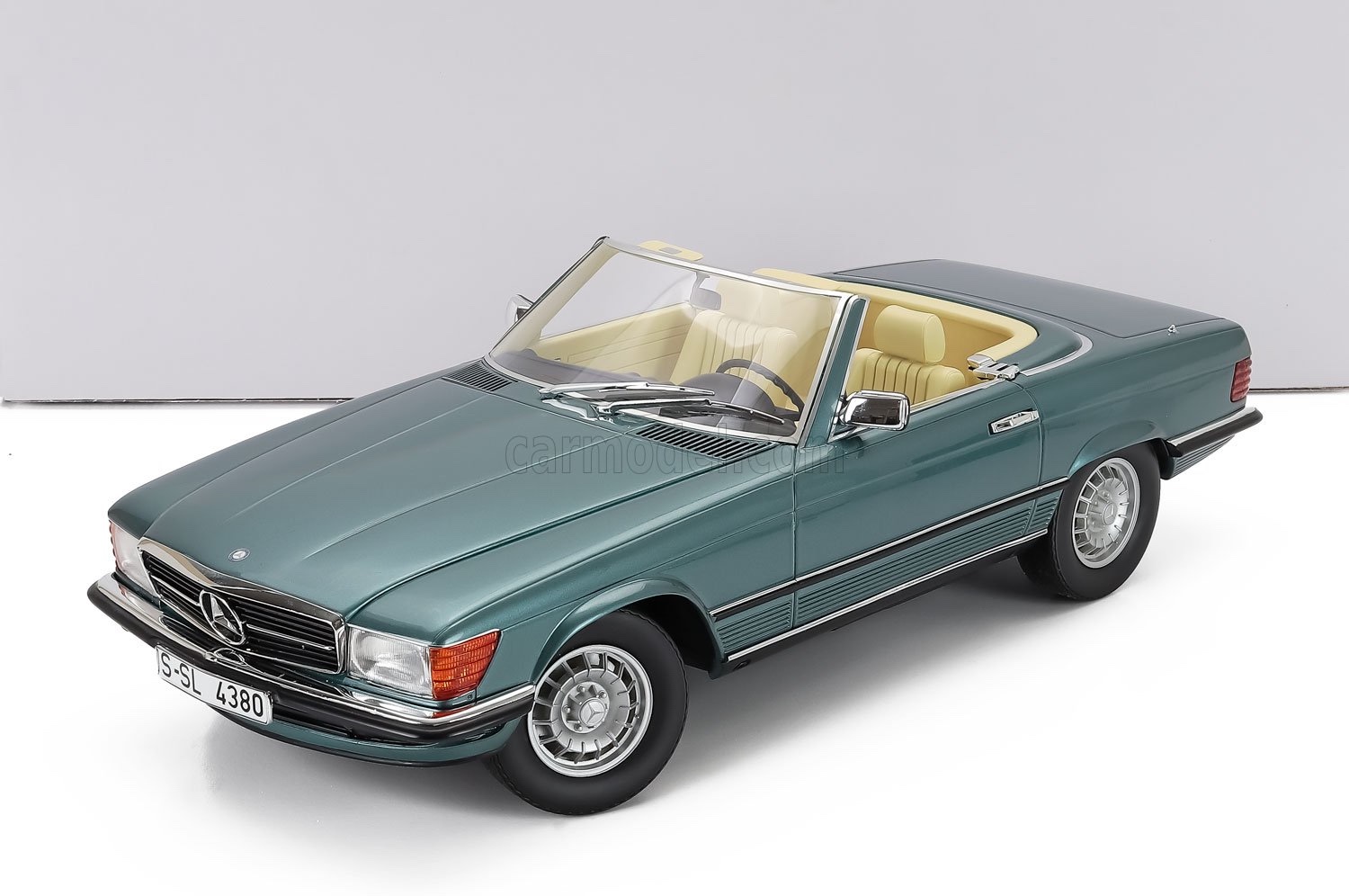 ミニカー 1/12 メルセデス ベンツ SLクラス 380SL 12ART-FINE-MODEL-CARS 1/12 MERCEDES BENZ SL-CLASS 380SL (R107) 1983 GREEN MET 12ART1302011