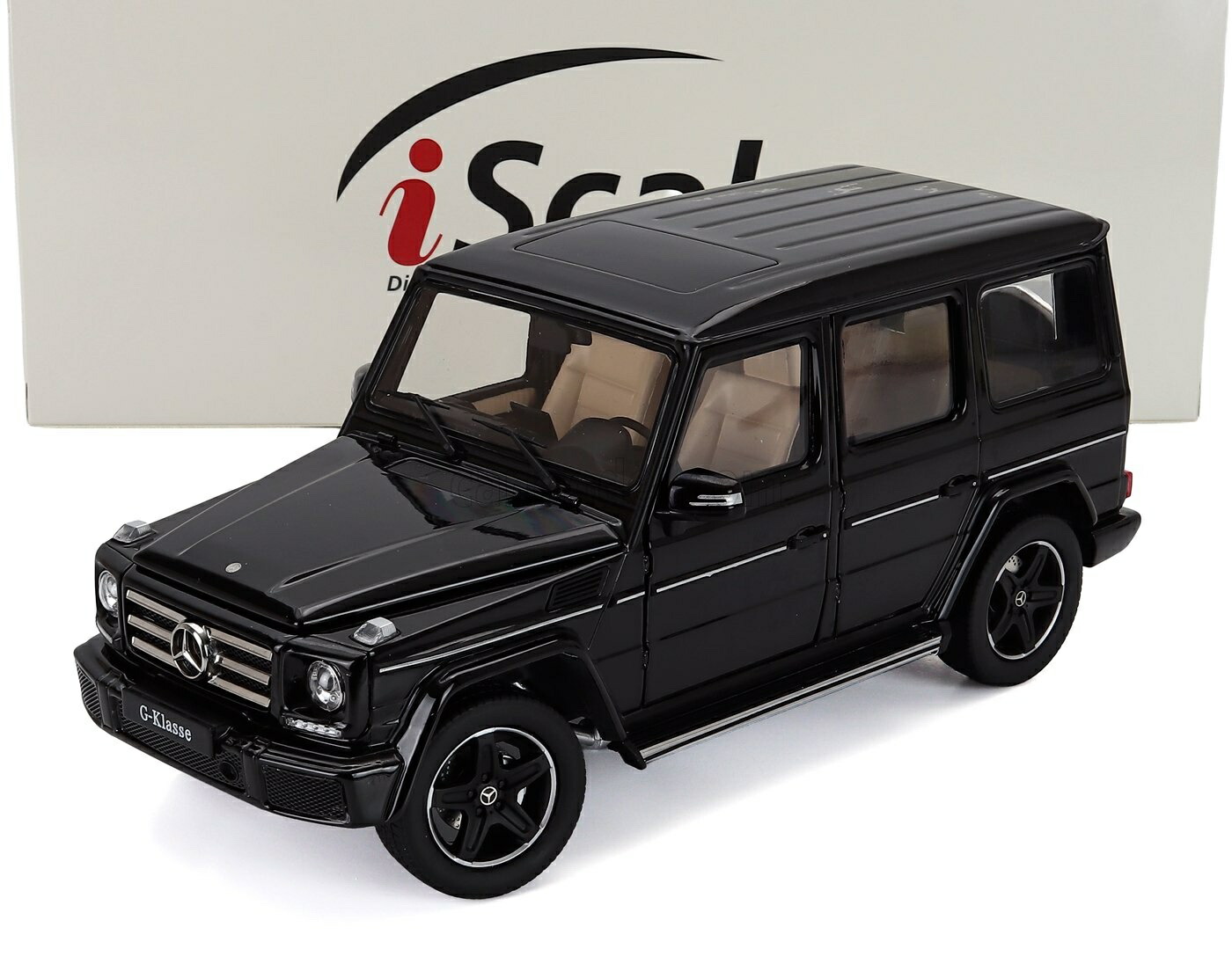 ミニカー 1/18 メルセデス ベンツ G社会階級 I-SCALE 1/18 MERCEDES BENZ G-CLASS (W463) 2015 BLACK 180042